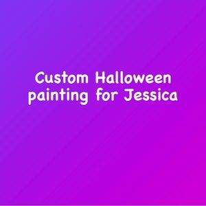 Custom Halloween painting for Jessica